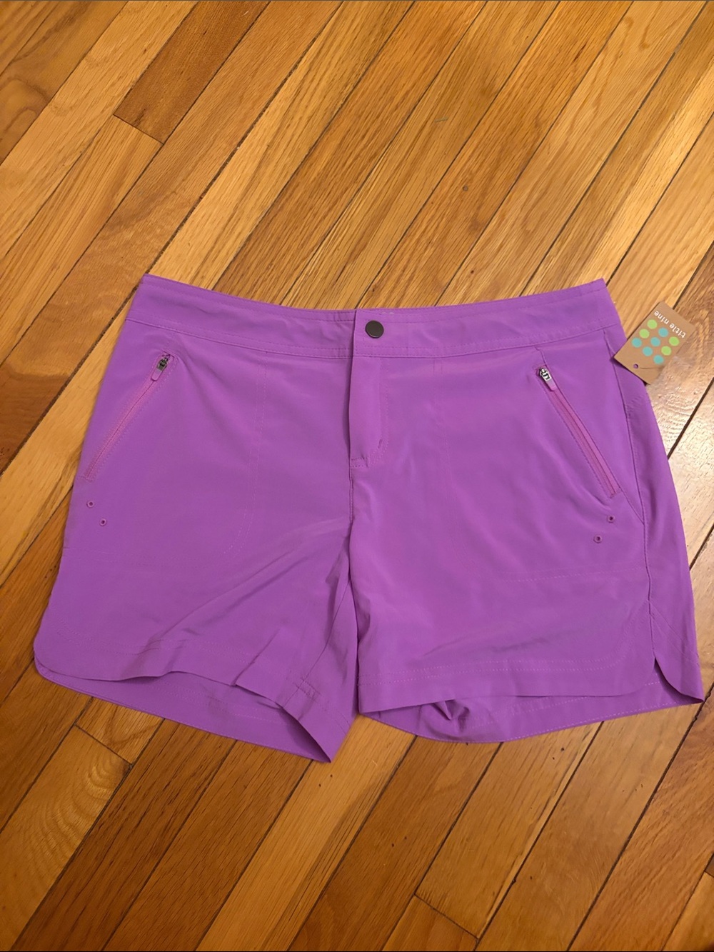 Title Nine Rogue Purple Active Shorts NWT